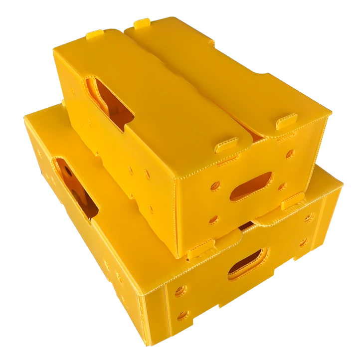 Foldable Corrugated Plastic Storage Box