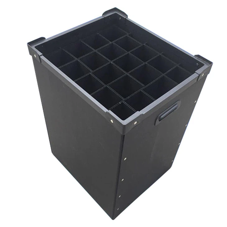 PP نالیدار پلاسٹک ESD Antistatic سٹوریج باکس