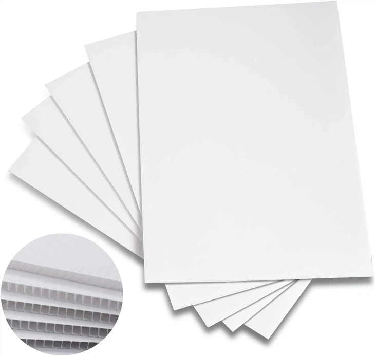White Corflute Board